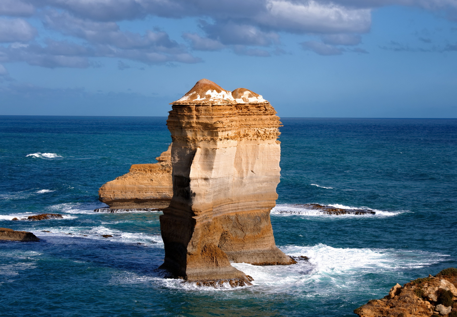 The Twelve Apostles on the Australian coast