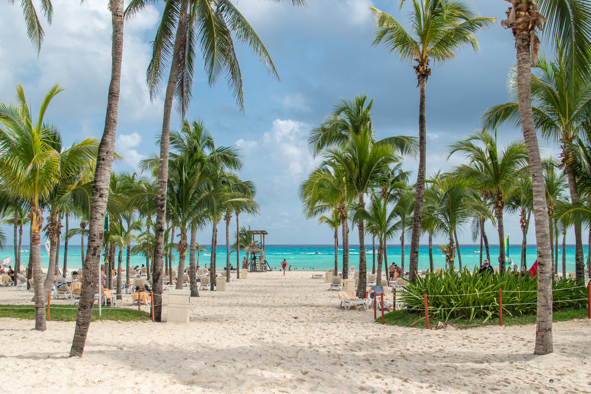 Beach at Playa del Carmen, Mexico